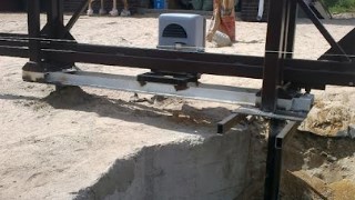 Купить сваи для ворот в Лесной. Заказать ворота на сваях под ключ от 21759 руб